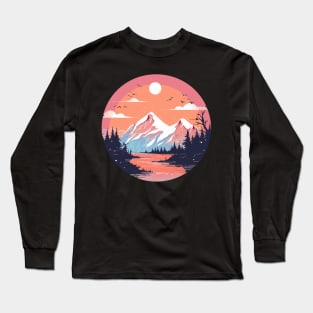 Mountain Minimalist Long Sleeve T-Shirt